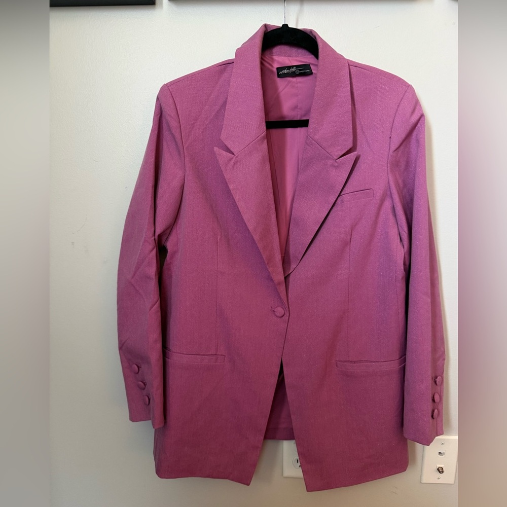 Twelve By Ontwelfth Blazer in Vibrant Pink